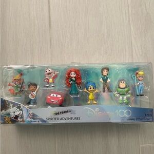 Disney Action Figures Playset Red and Blue